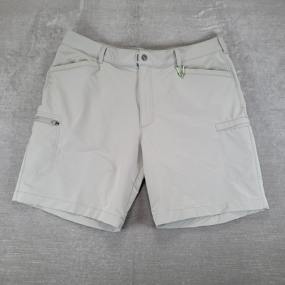 Ascend Mens Cargo Hiking Shorts Gray‎ Size 40 Lightweight Performance Utility